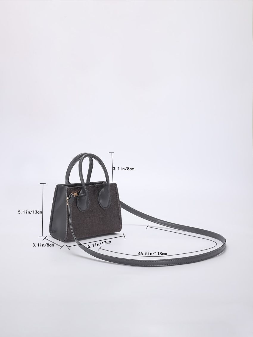 Mini Double Handle Square Bag