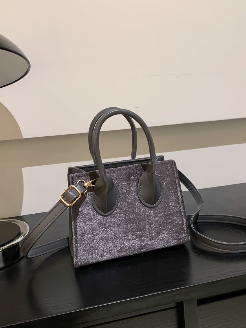 Mini Double Handle Square Bag