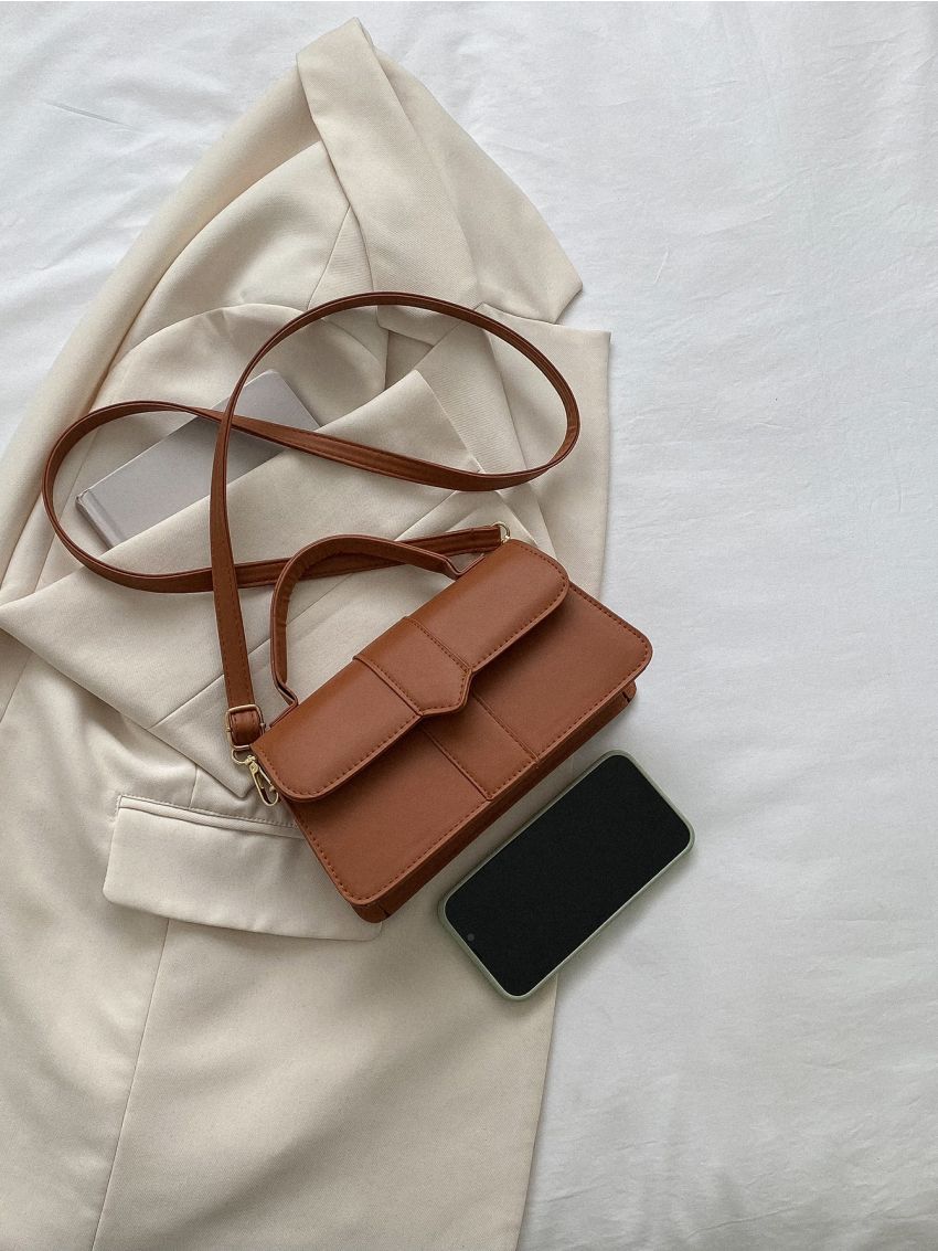Minimalist Flap Square Bag