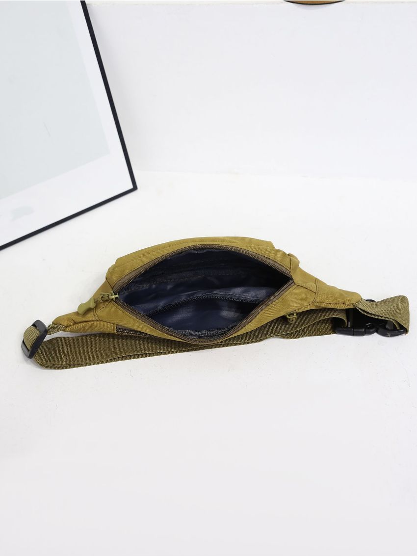 Men Women Nylon 4 Pockets Waterproof Waist Packs Fashion Male Wear Resistant Fanny Pack Messenger Shoulder Bag