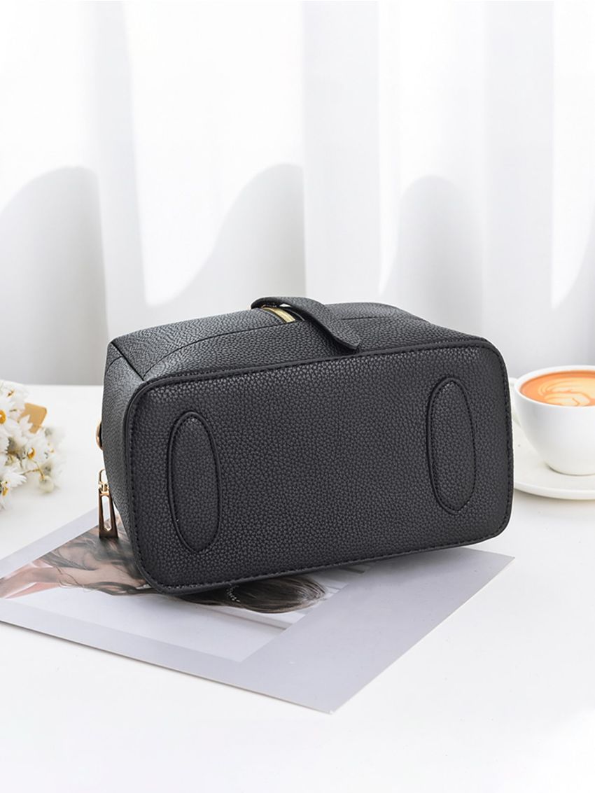 Litchi Embossed Square Bag