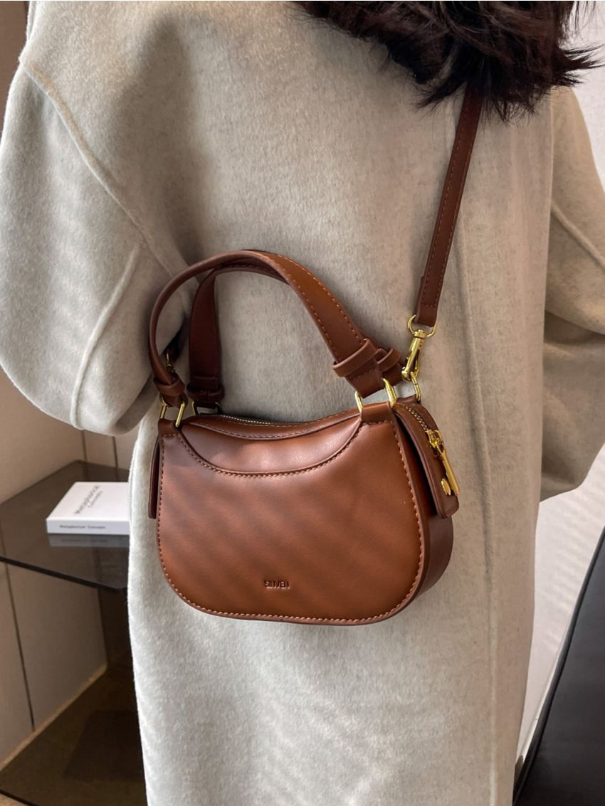 Mini Letter Detail Satchel Bag