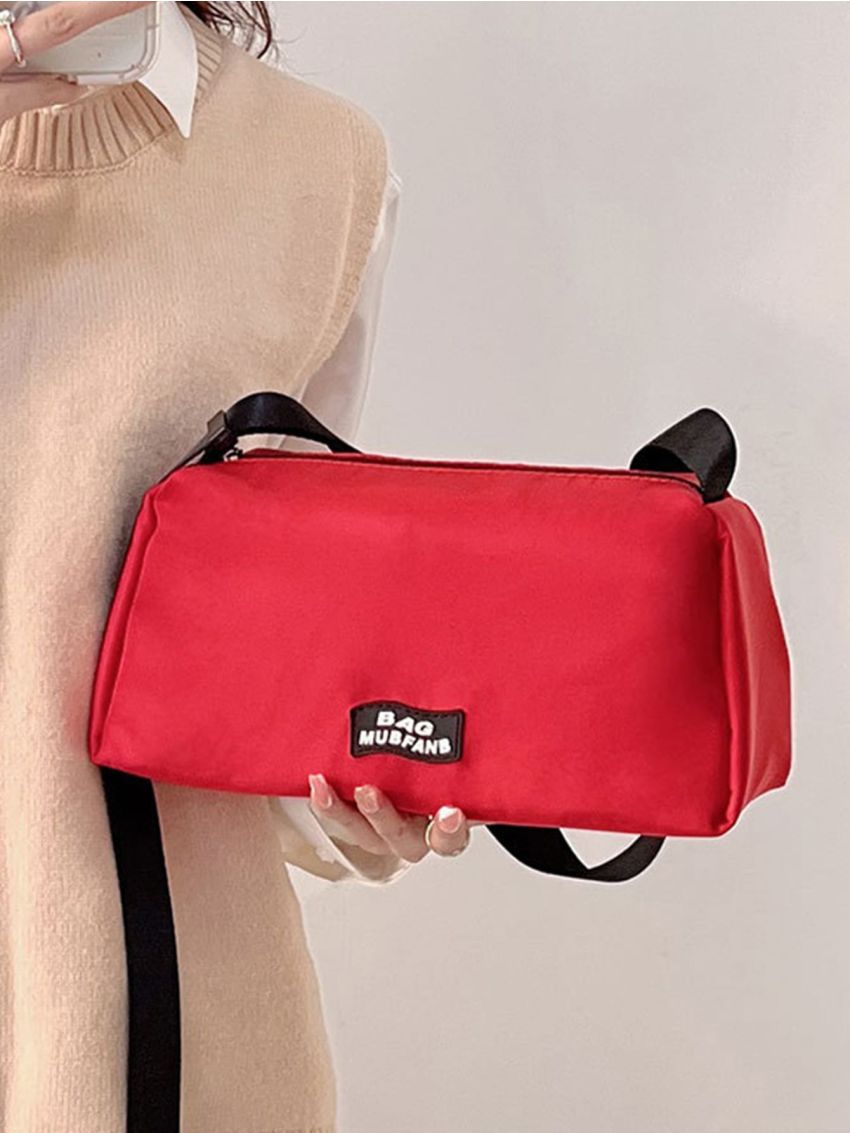 Patch Detail Square Bag