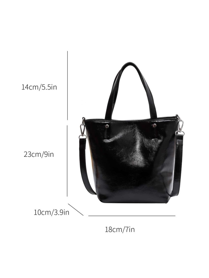 Studded Decor Square Bag