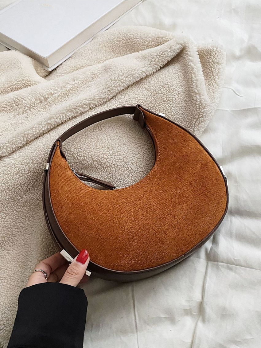Two Tone Hobo Bag