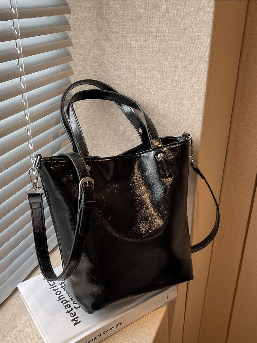 Studded Decor Square Bag