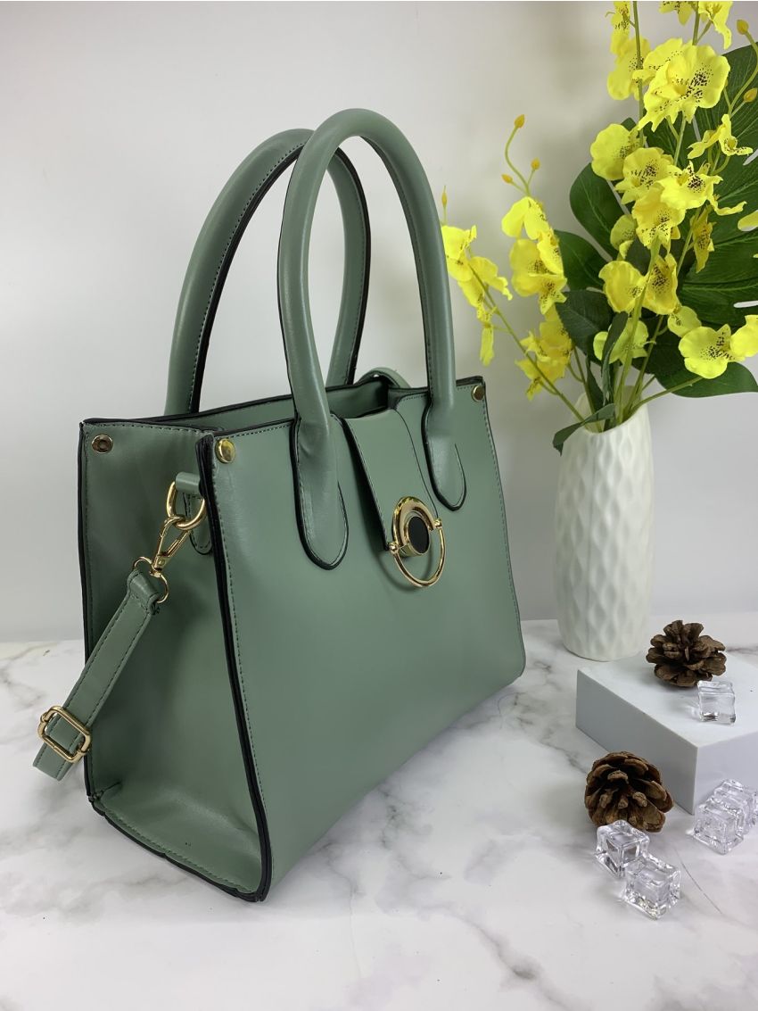 Stitch Detail Square Bag