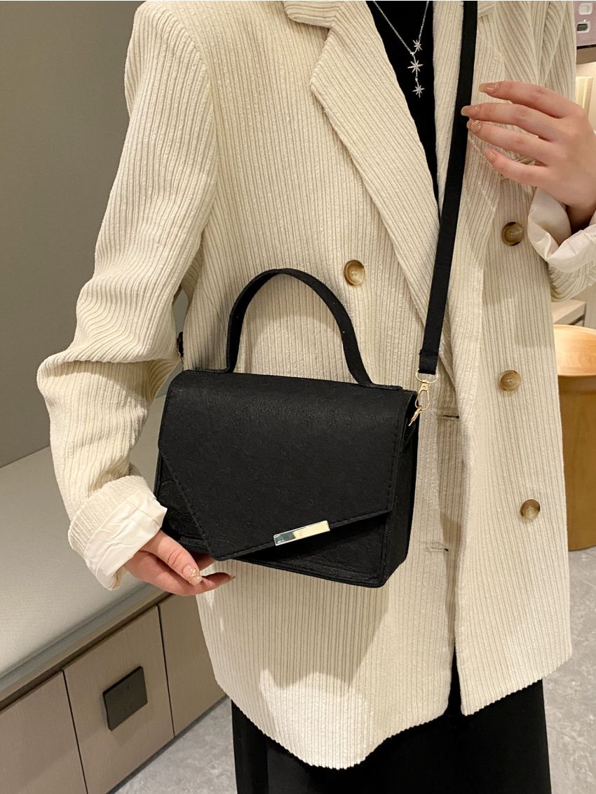 Metal Decor Square Bag