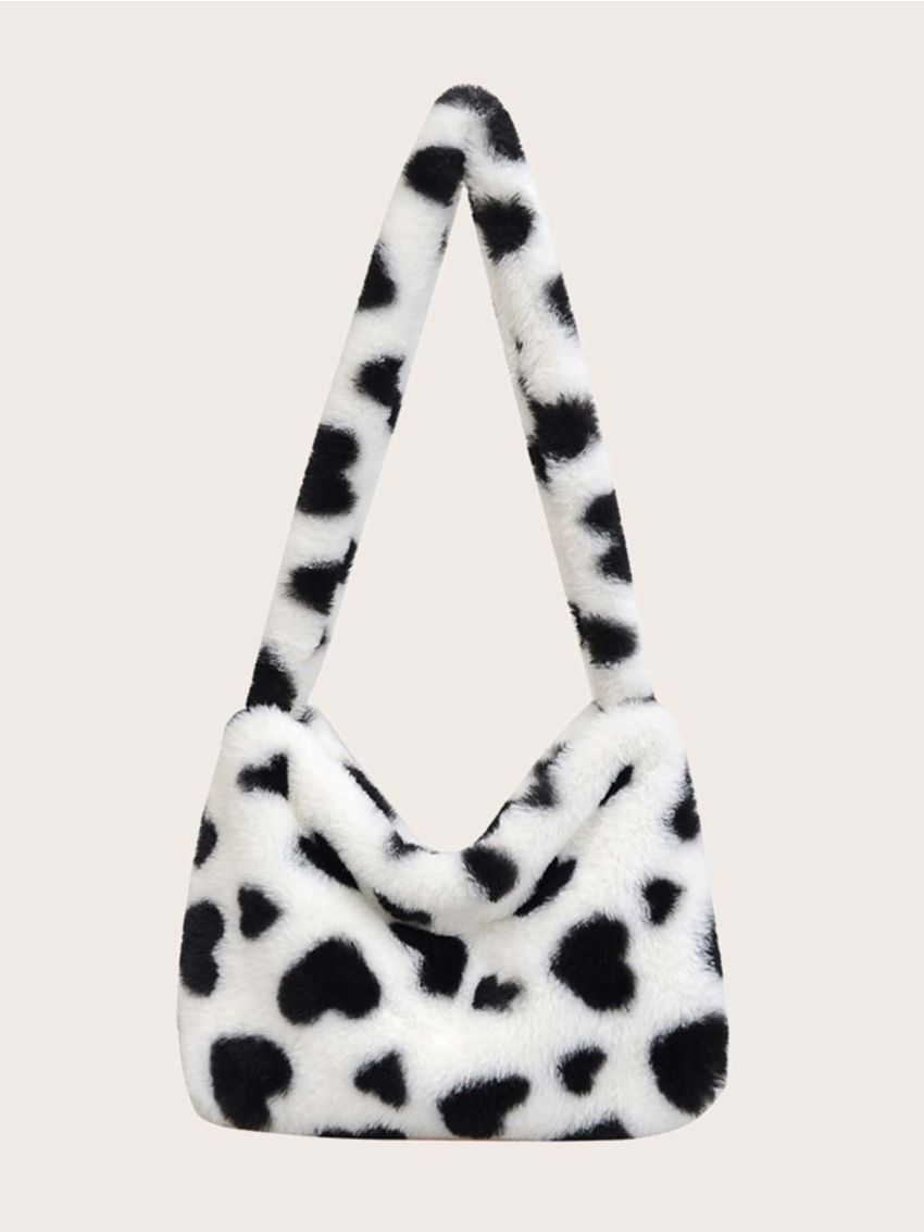 Heart Graphic Hobo Bag