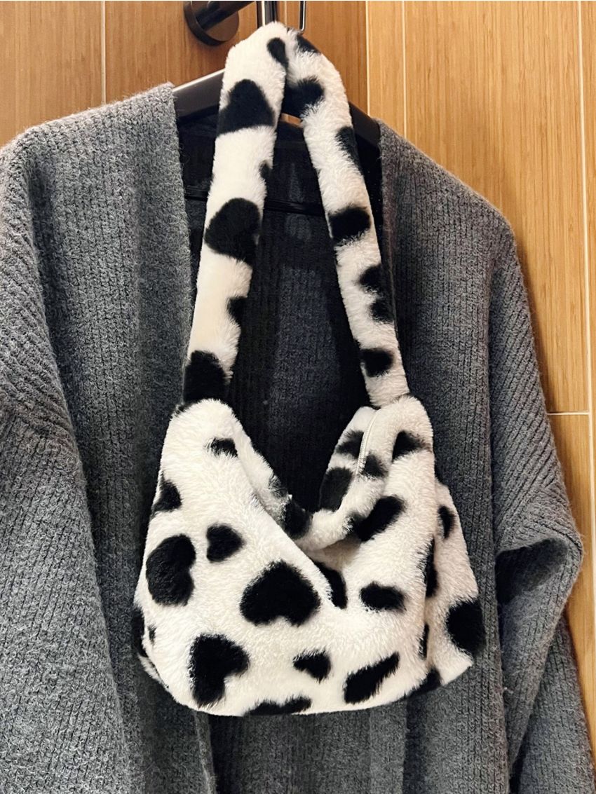 Heart Graphic Hobo Bag