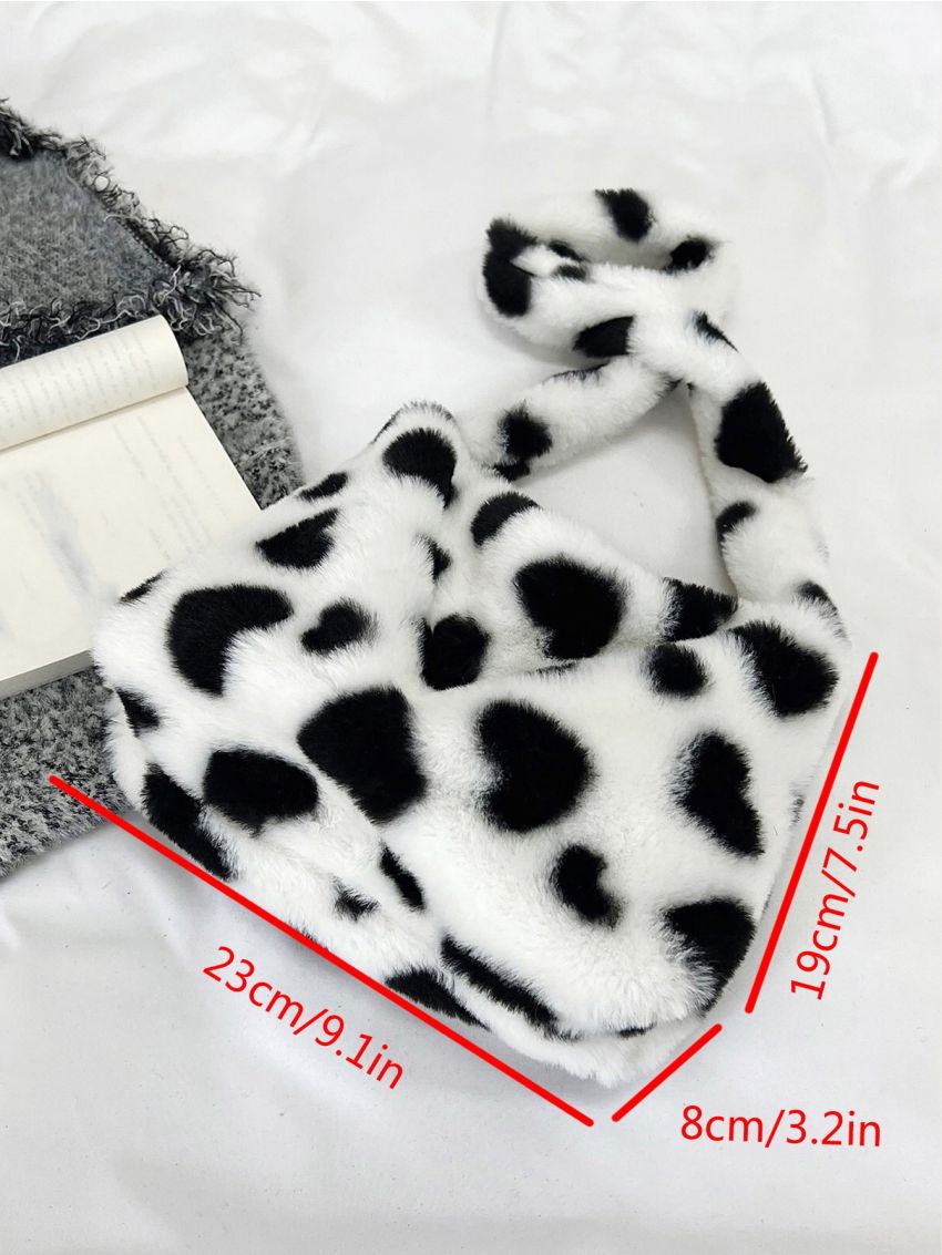 Heart Graphic Hobo Bag