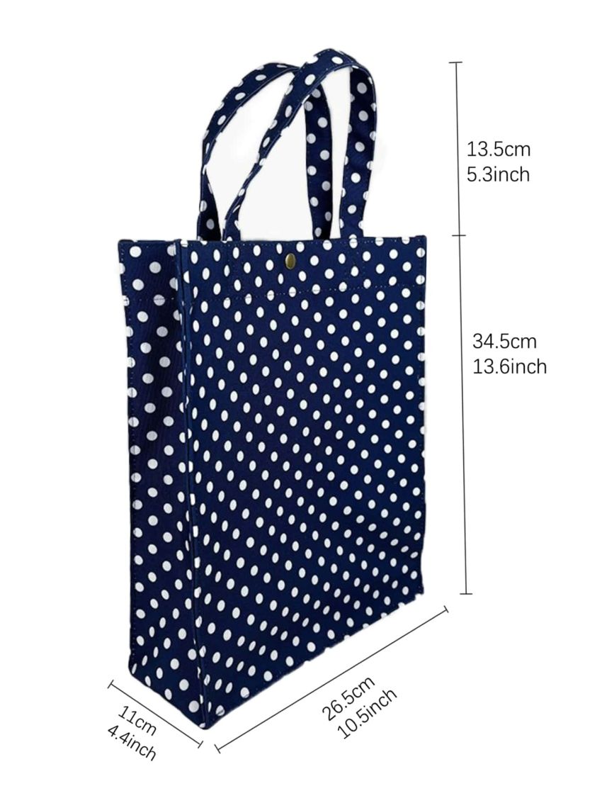 Polka Dot Pattern Square Bag