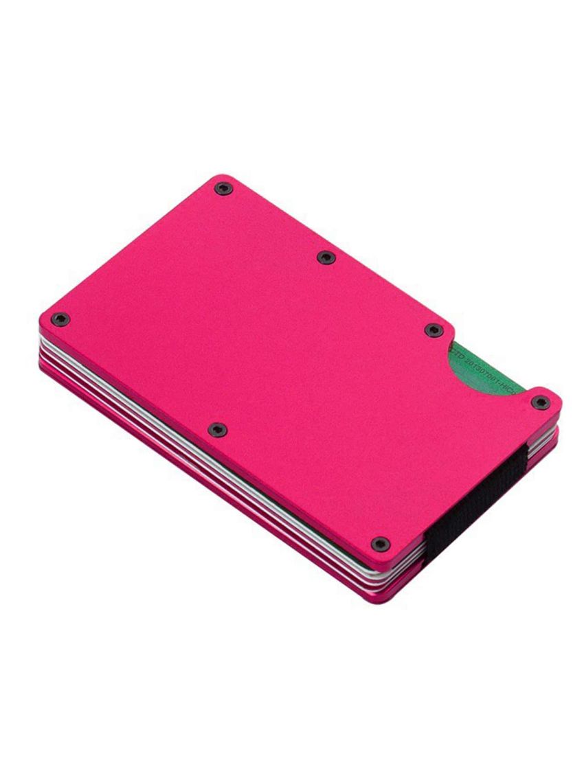 Neon Pink Card Holder