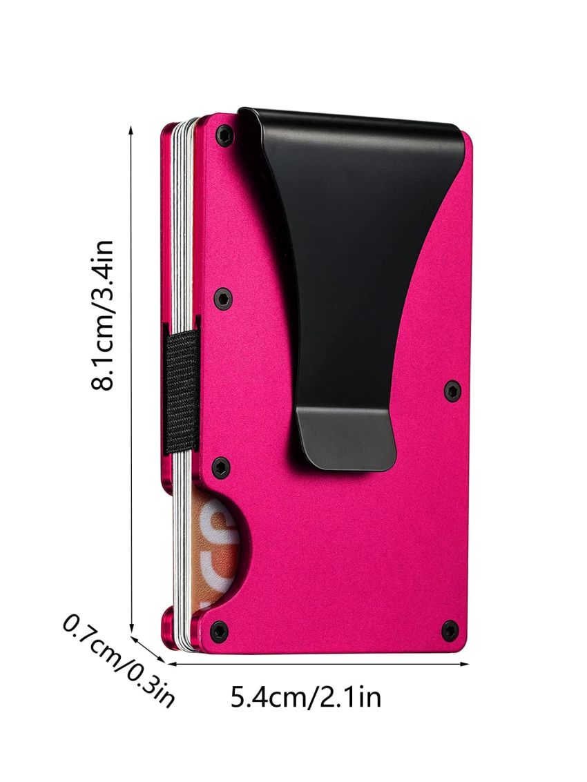 Neon Pink Card Holder