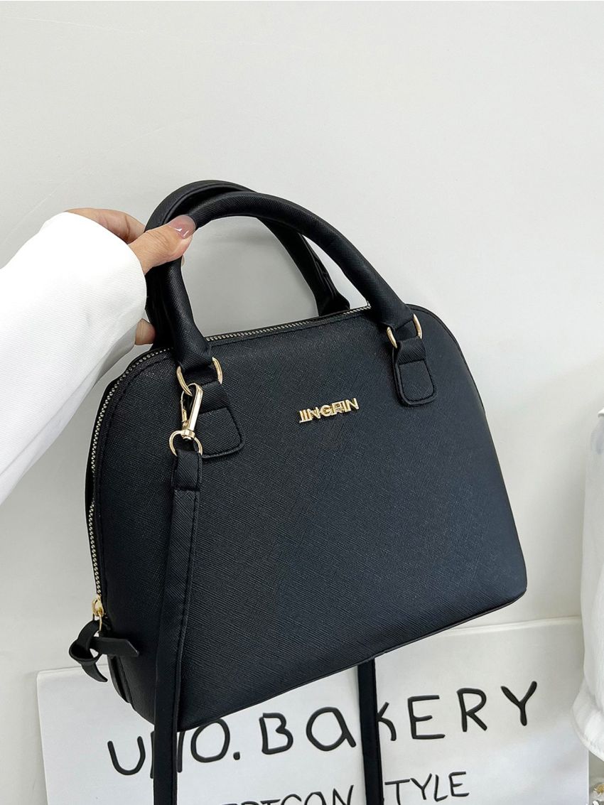 Metal Letter Decor Dome Bag