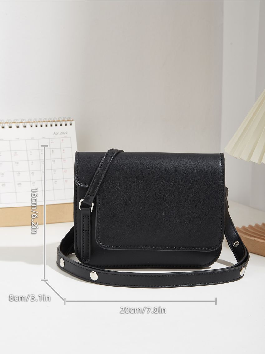 Minimalist Square Bag Flap Mini Yellow