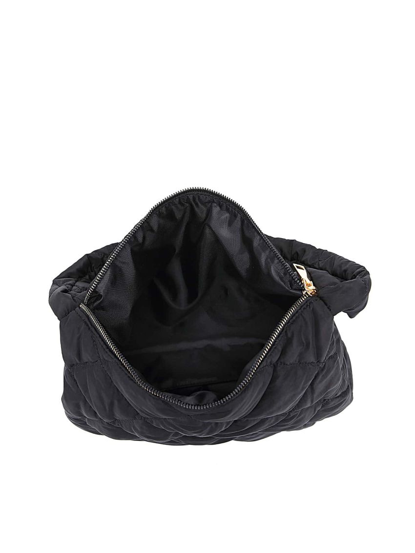 Geometric Quilted Hobo Bag