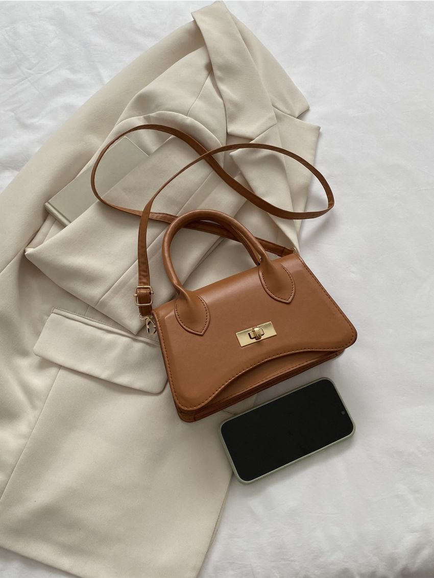 Twist Lock Flap Square Bag