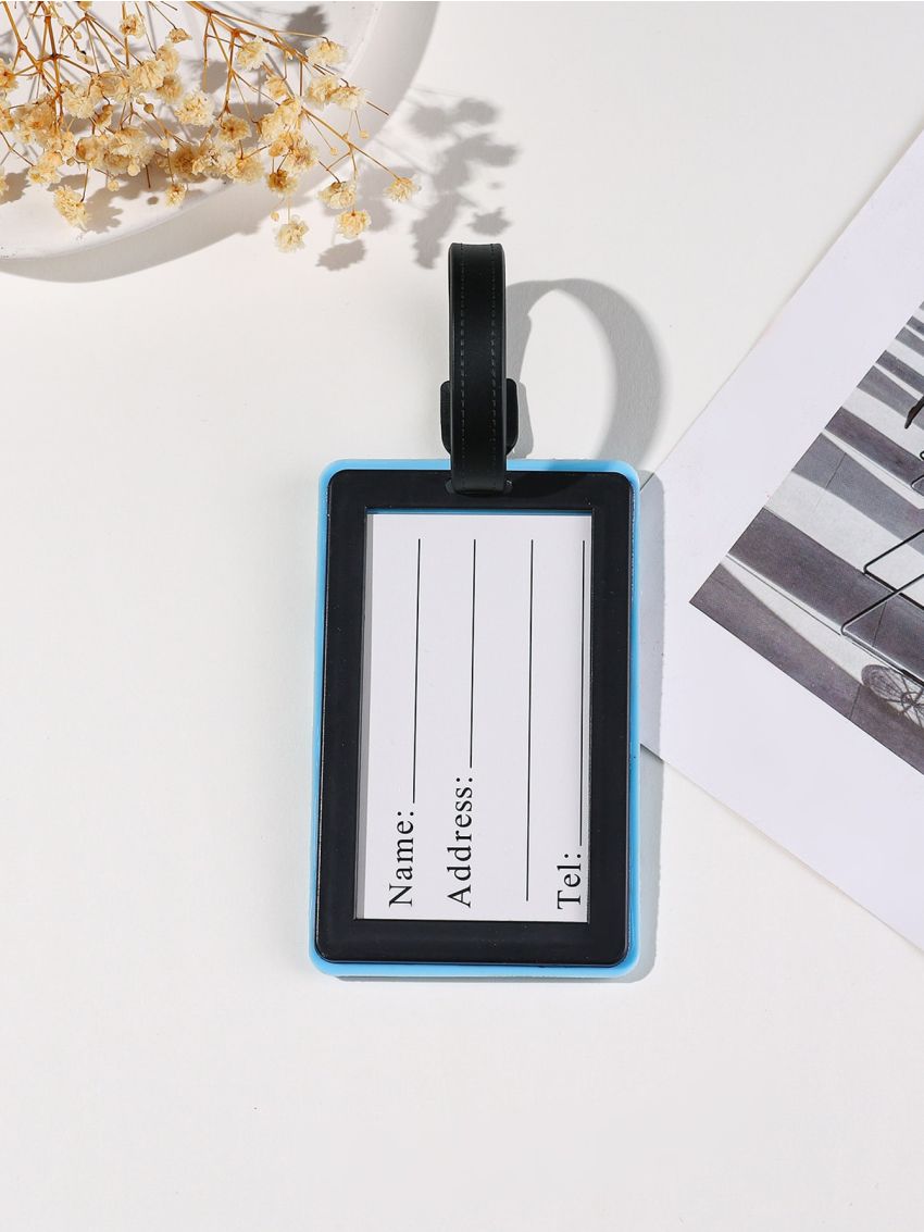 Floral Pattern Luggage Tag