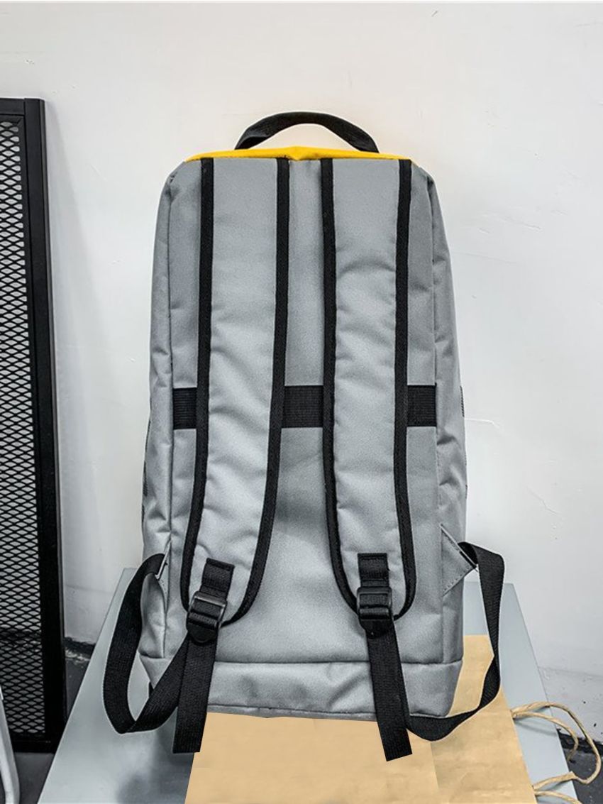 Letter Graphic Waterproof Functional Backpack