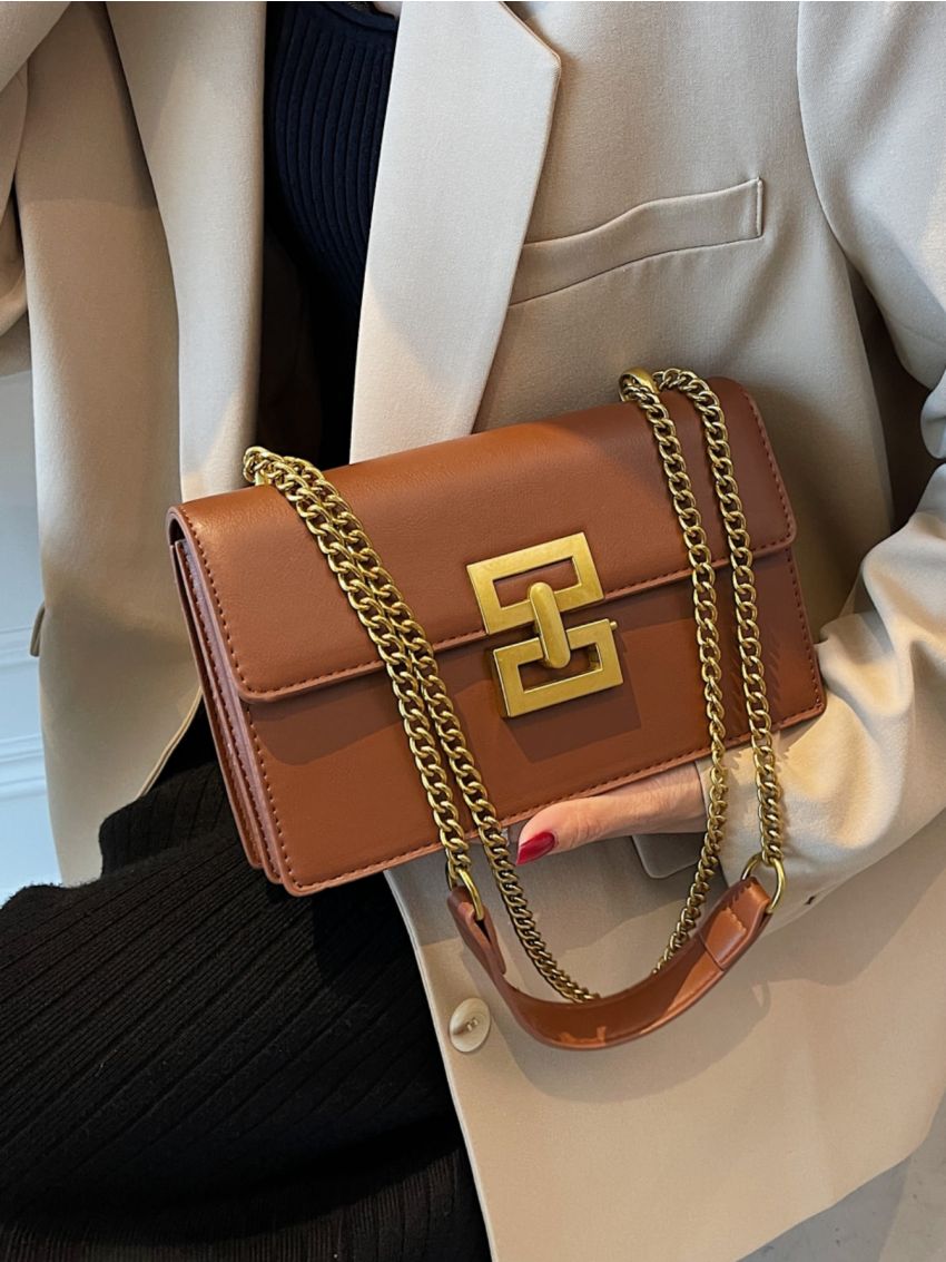 Metal Decor Square Bag