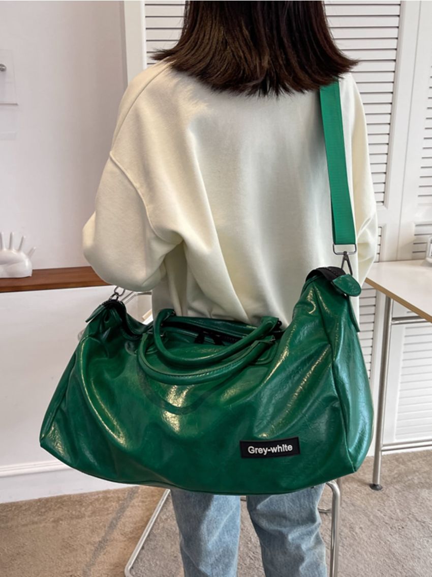 Patch Detail Duffel Bag