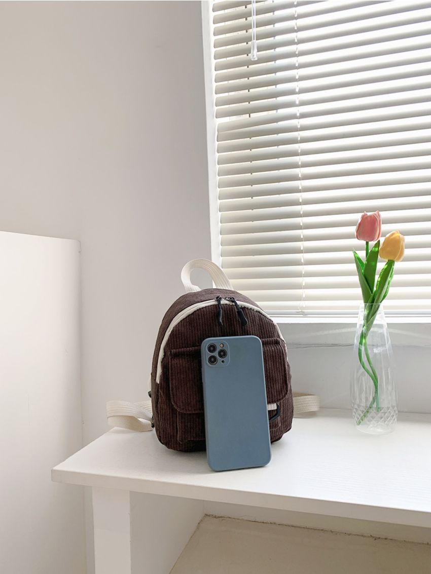 Mini Minimalist Zipper Classic Backpack