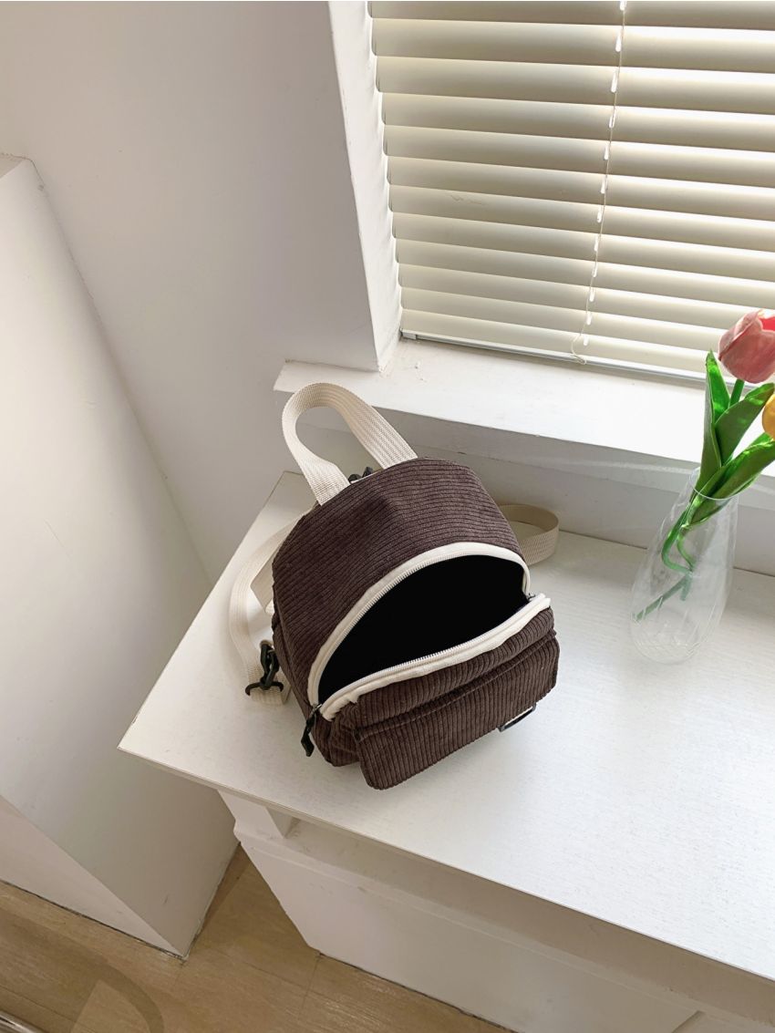 Mini Minimalist Zipper Classic Backpack