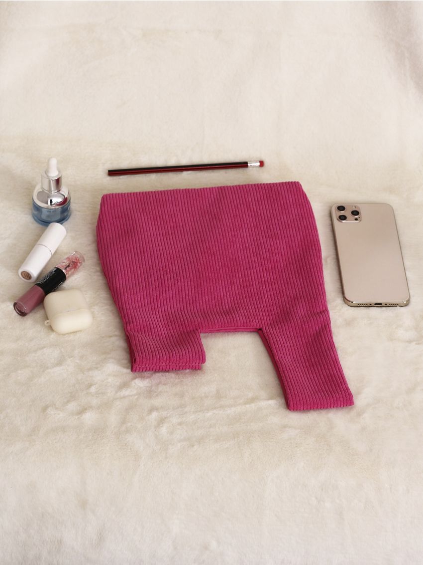 Minimalist Textured Square Bag