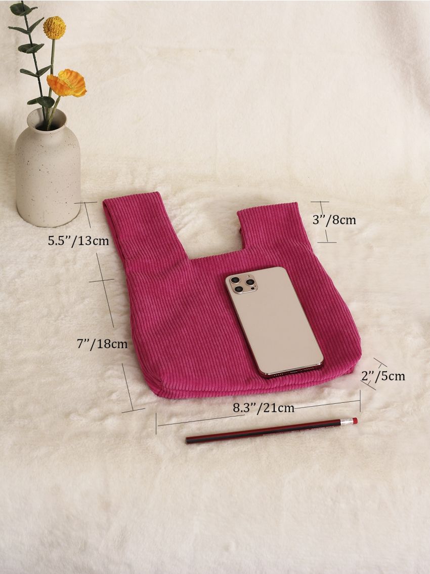 Minimalist Textured Square Bag