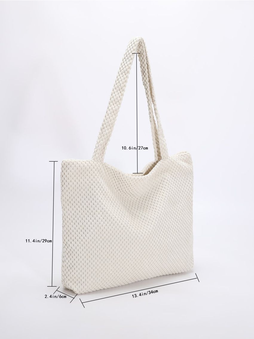 Minimalist Double Handle Shopper Bag