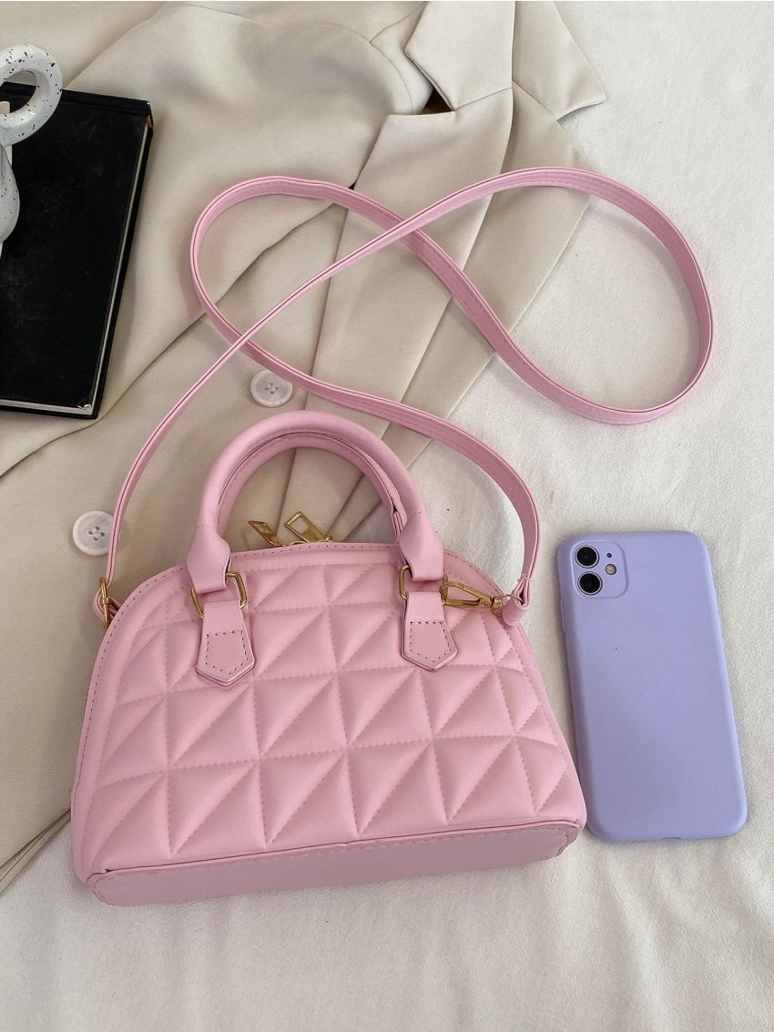 Minimalist Quilted Dome Bag