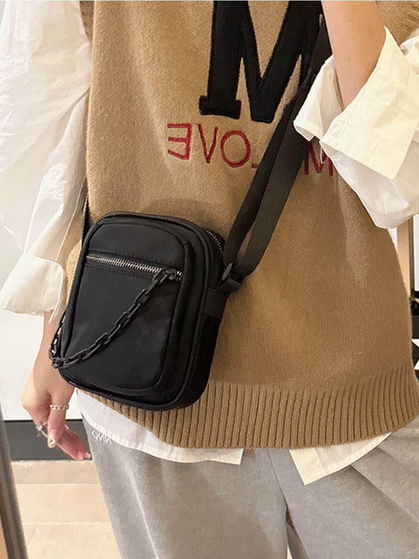 Mini Chain Decor Square Bag