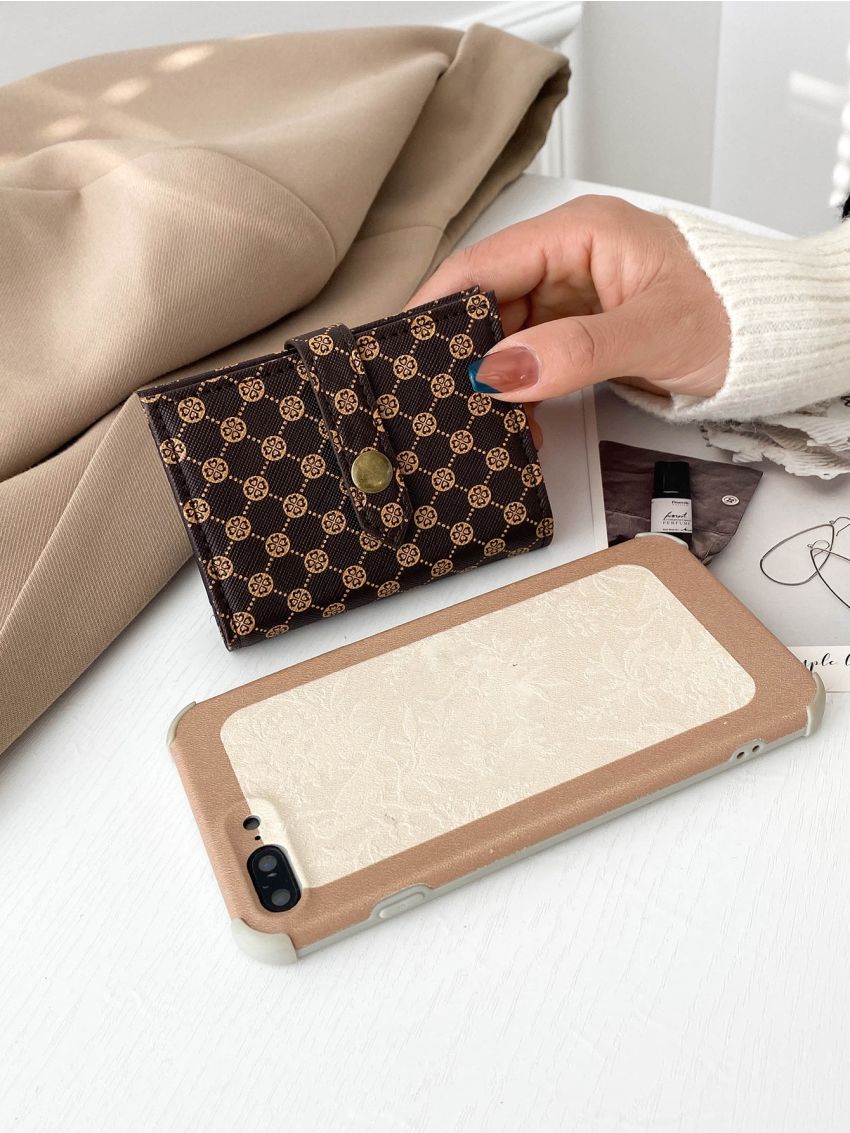 Geometric Pattern Card Holder