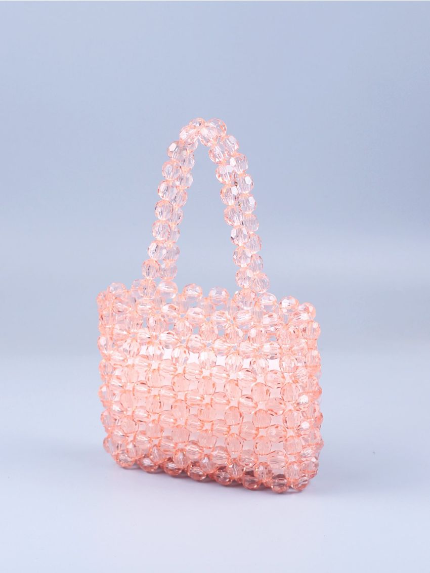 Mini Beaded Satchel Bag
