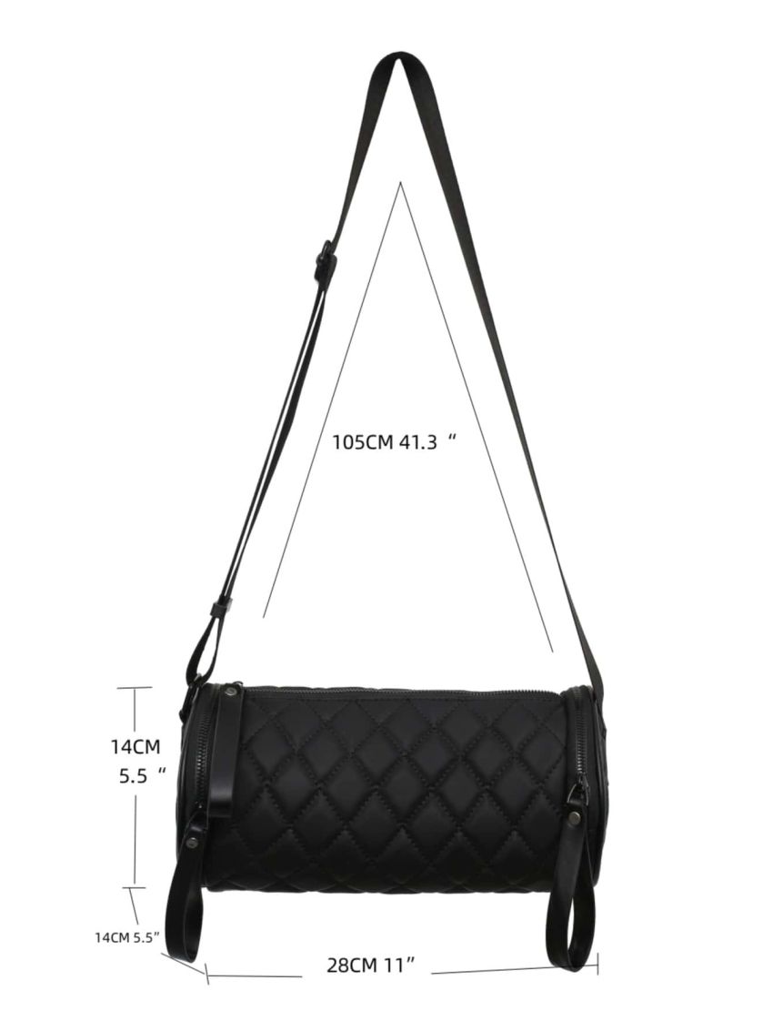 Quilted Detail Bucket Bag