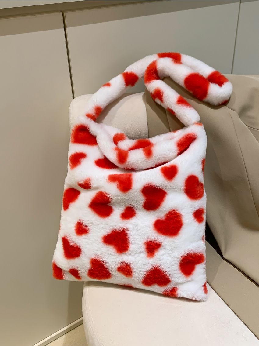 Heart Graphic Hobo Bag