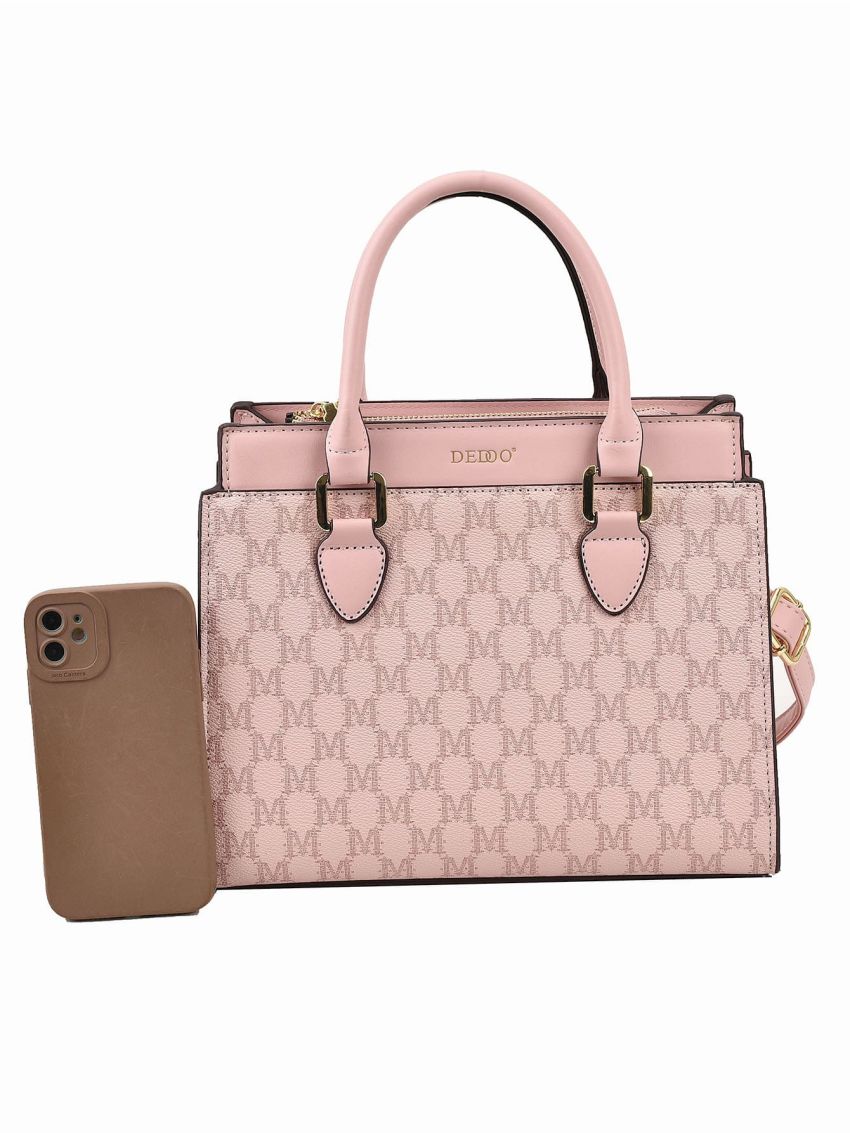 Letter Graphic Square Bag