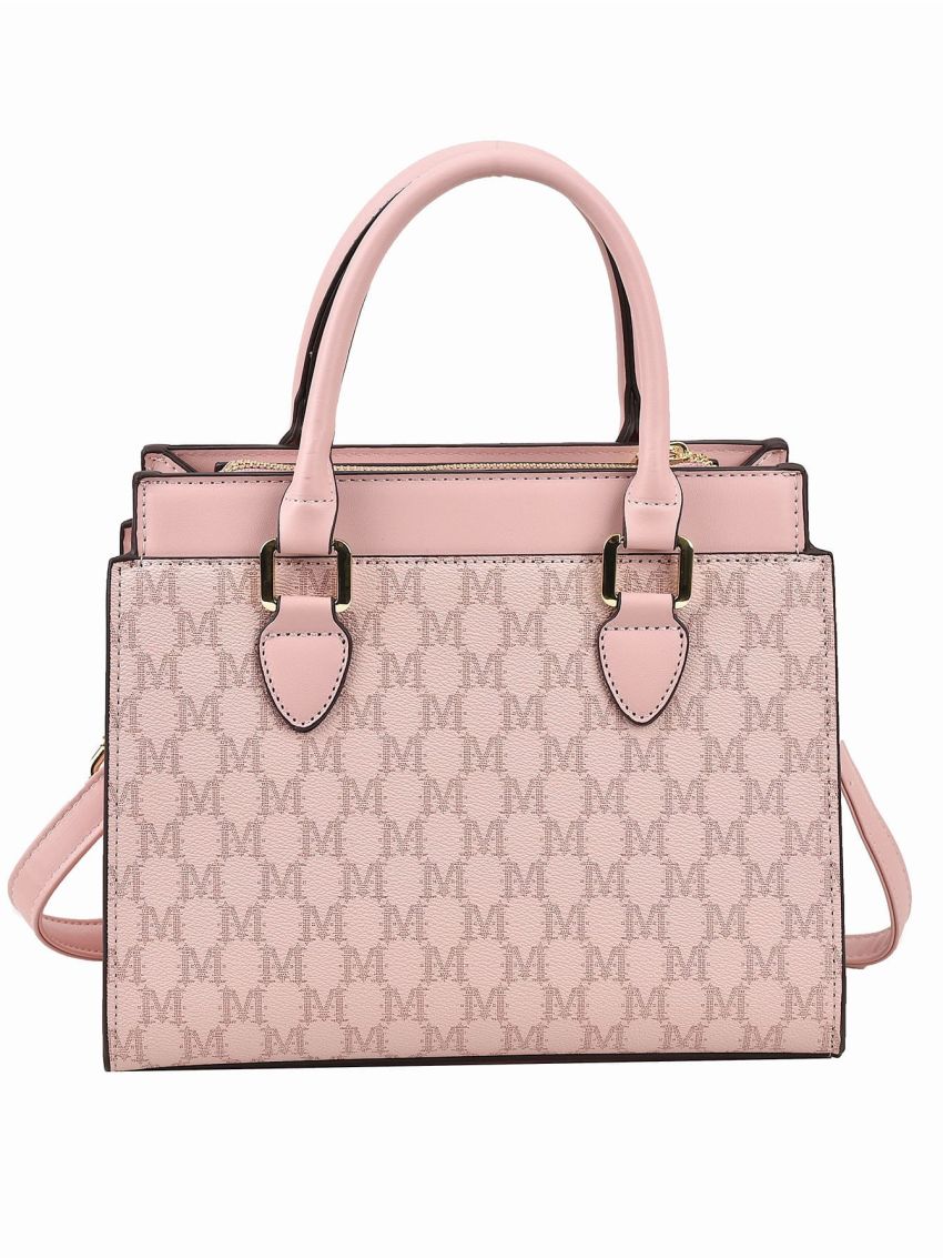 Letter Graphic Square Bag