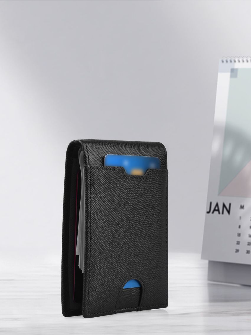 Letter Embossed Card Holder Multi-Card Card Organizer for Storage Credit Cards