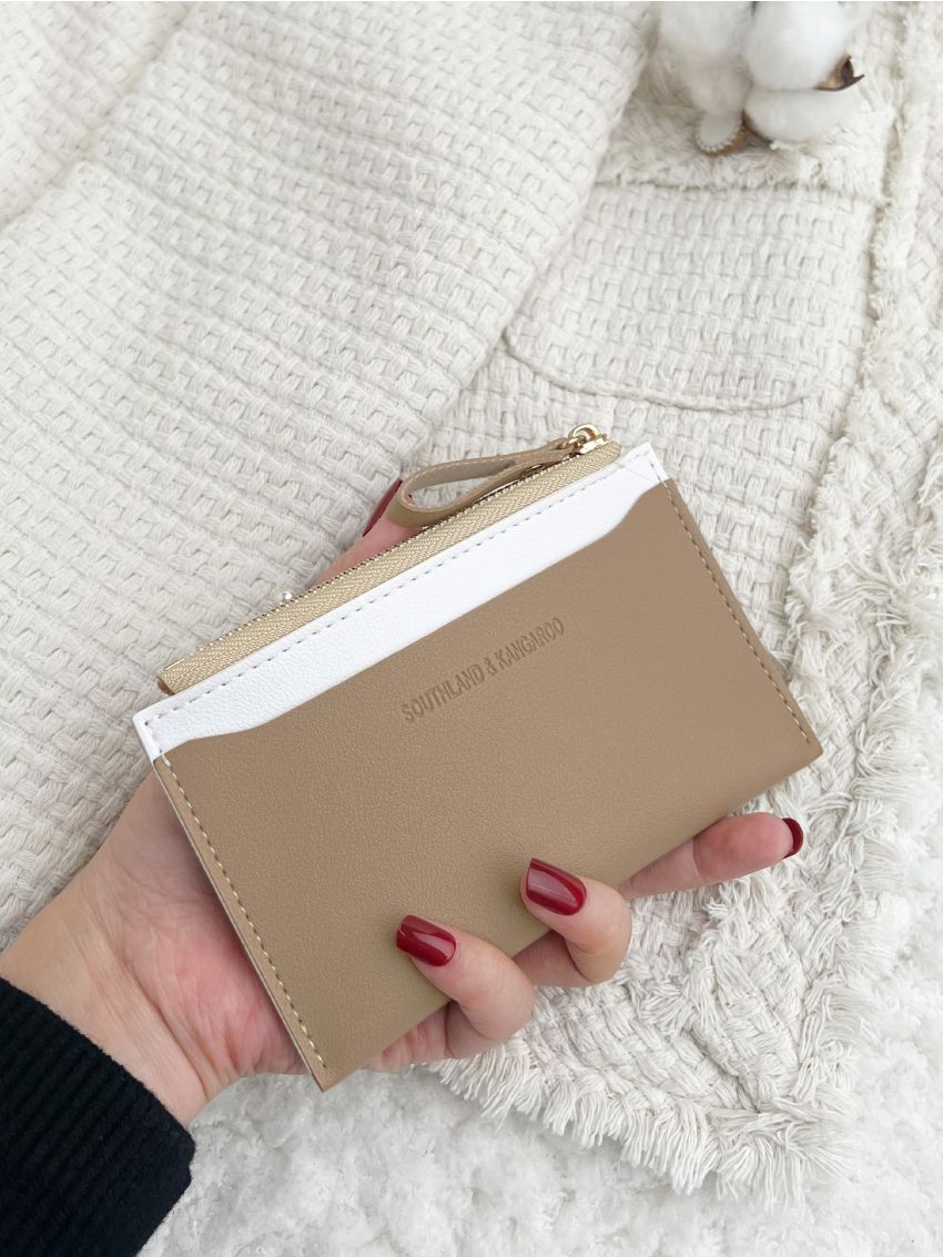 Minimalist Letter Embossed Card Holder