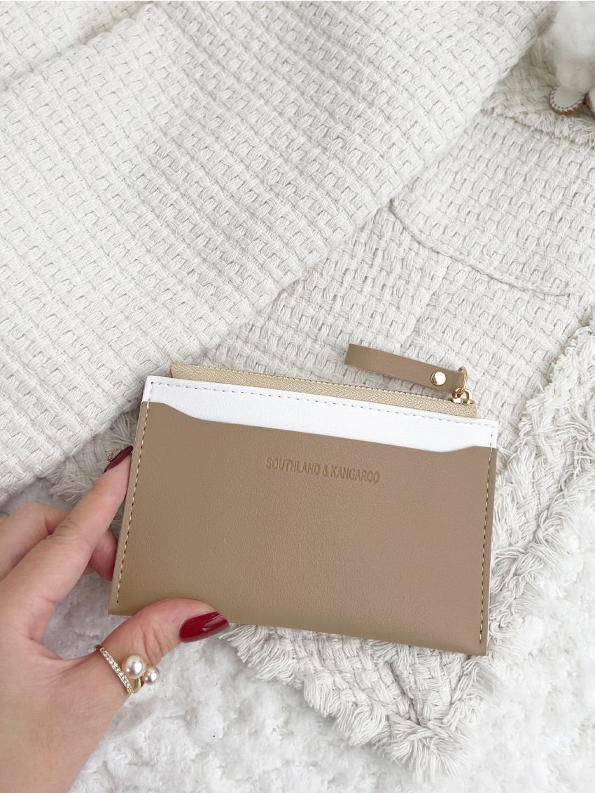 Minimalist Letter Embossed Card Holder