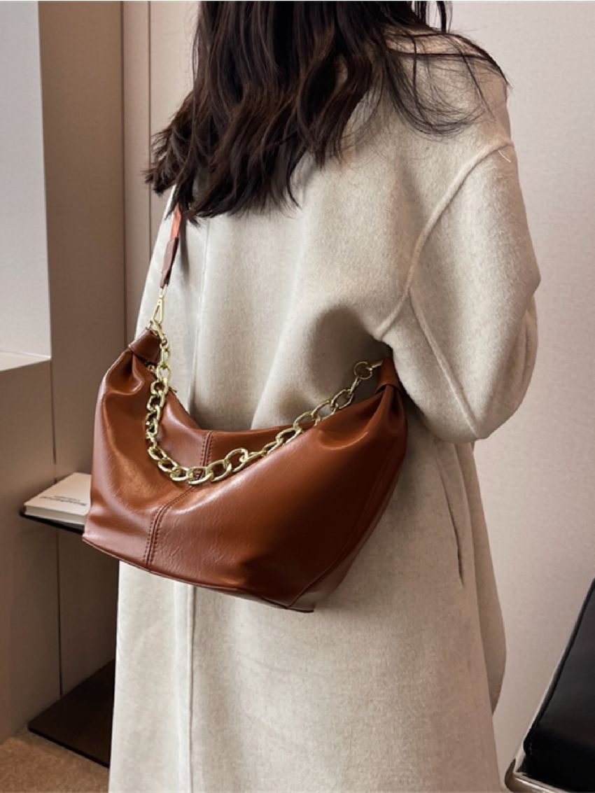 Minimalist Chain Hobo Bag