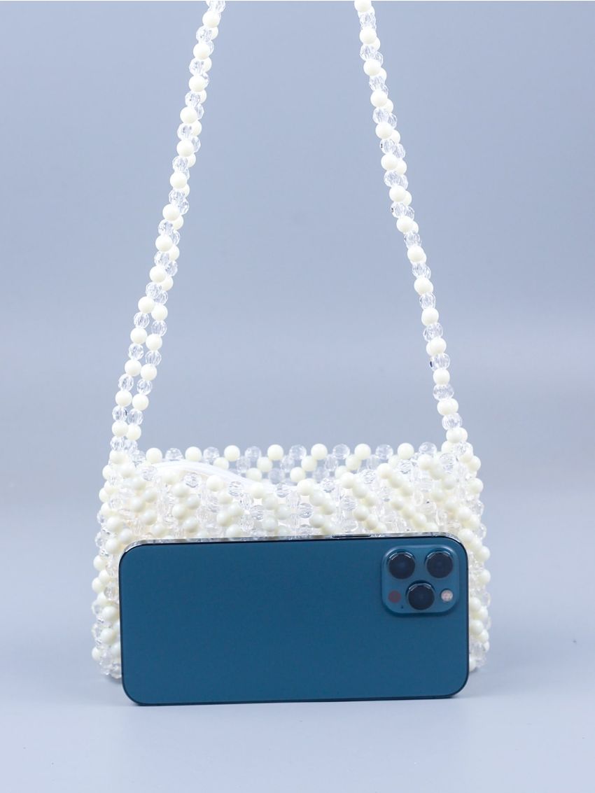 Mini Beaded Shoulder Bag