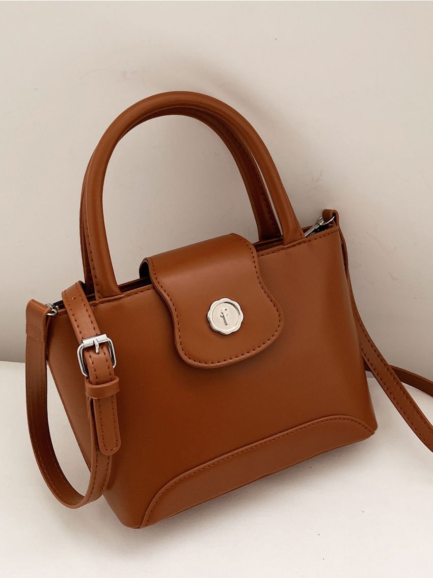 Stitch Detail Square Bag