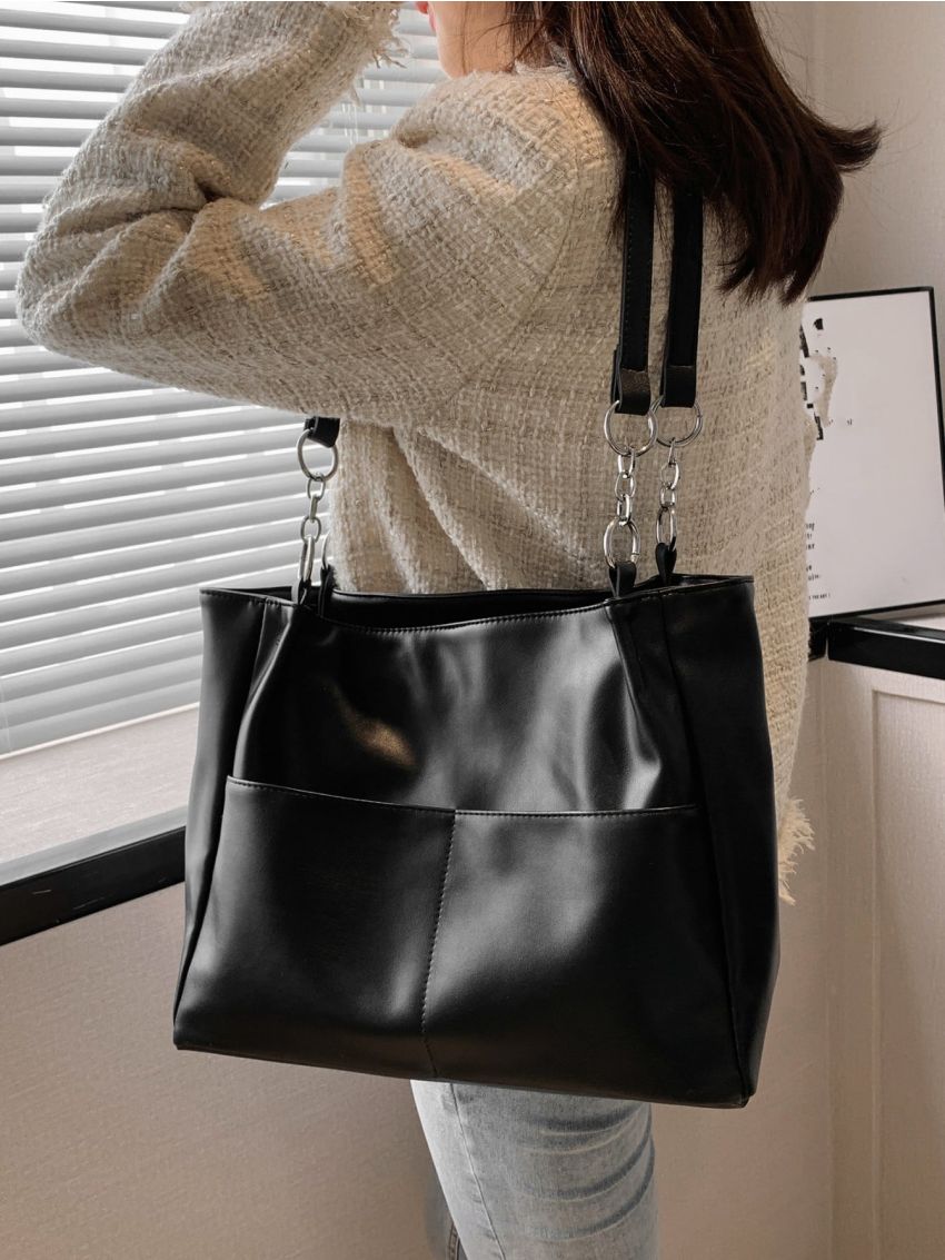 Minimalist Shoulder Tote Bag