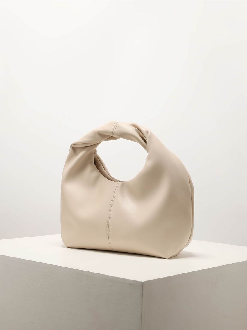 Minimalist Top Handle Hobo Bag