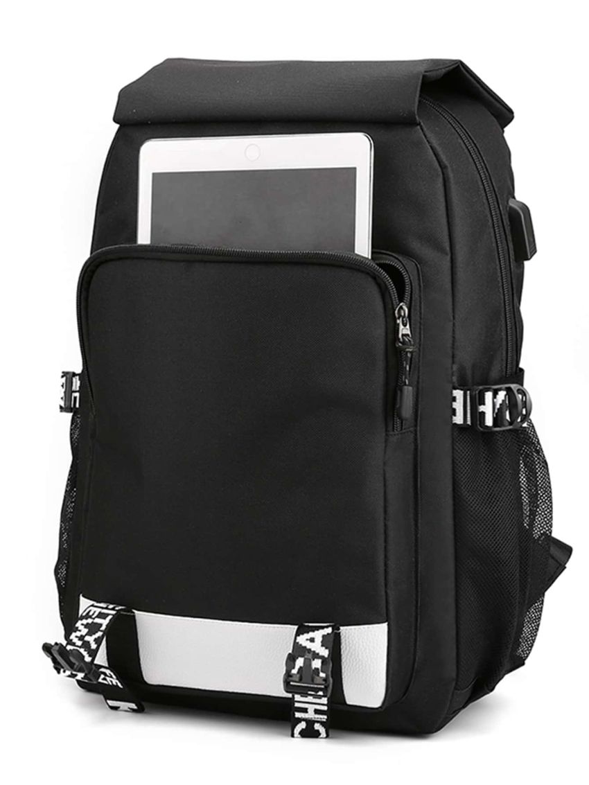 Cartoon & Letter Pattern Backpack