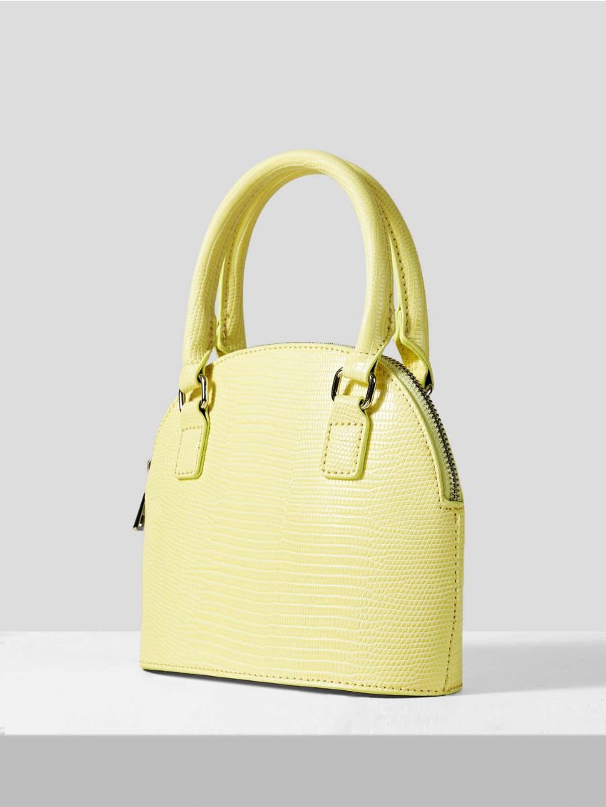 Mini Lizard Embossed Dome Bag