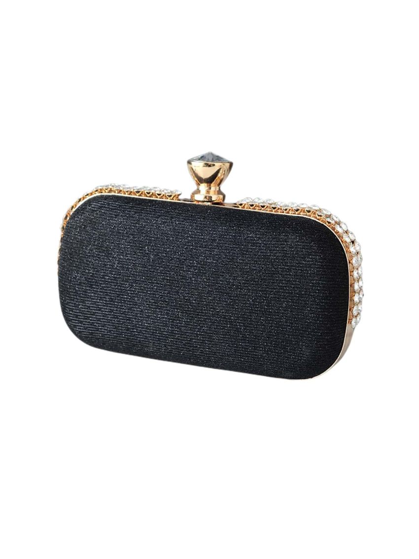 Mini Glitter Rhinestone Decor Box Bag